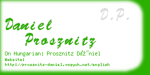 daniel prosznitz business card